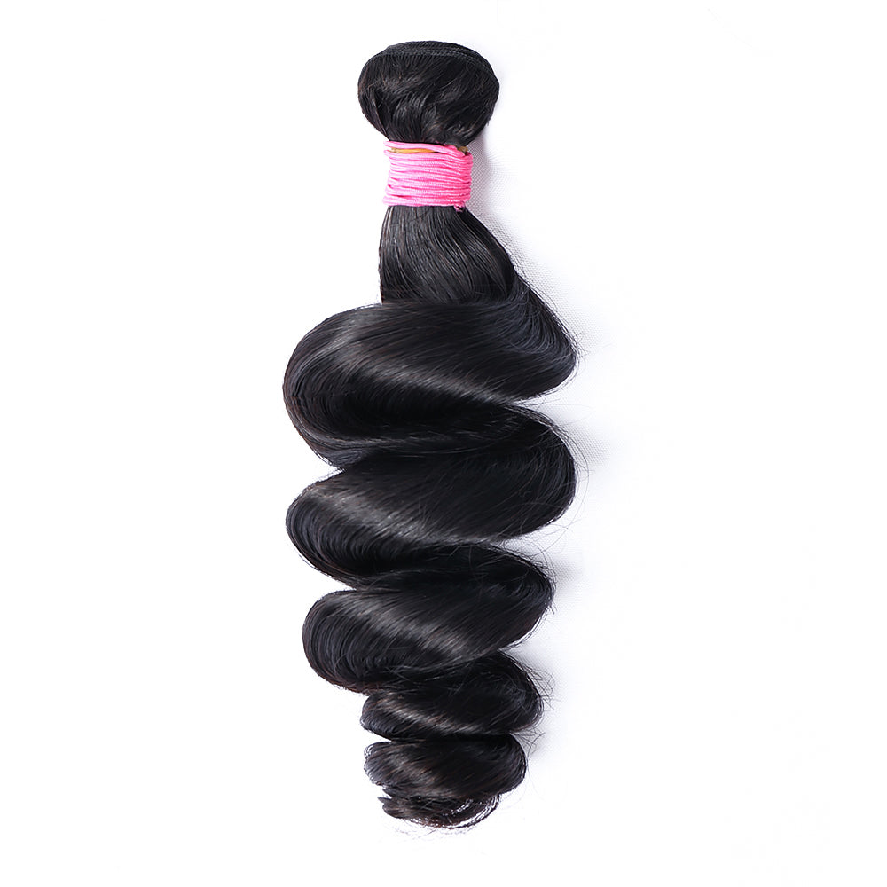 Silver Collection Brazilian Pink Band Hair Loose Wave Bundle Deals