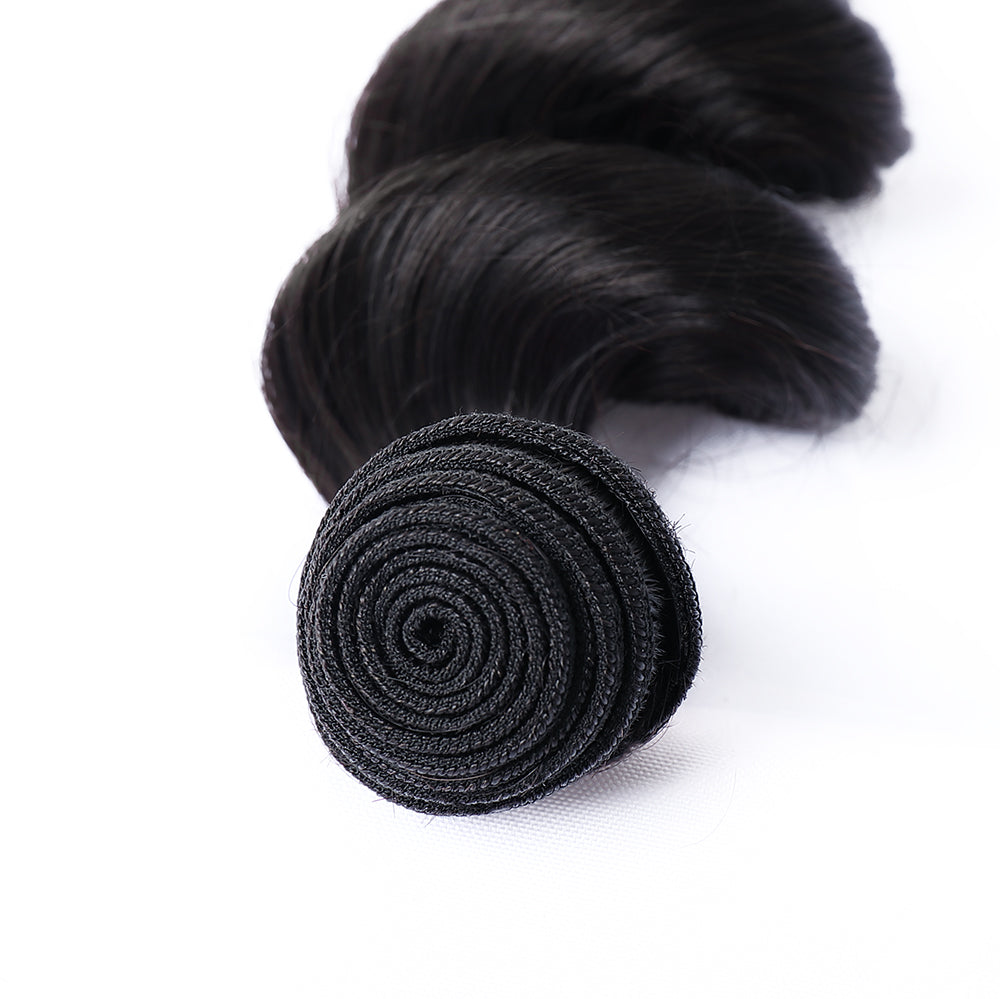 Silver Collection Brazilian Pink Band Hair Loose Wave Bundle Deals