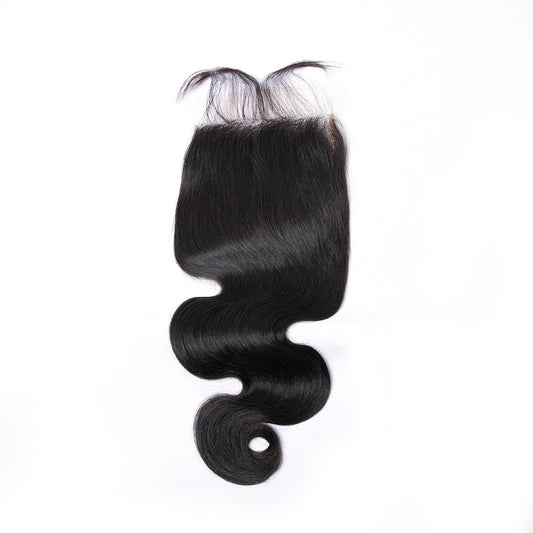100% Human Brazilian Body Wave Remy Hair 5*5 HD Closure