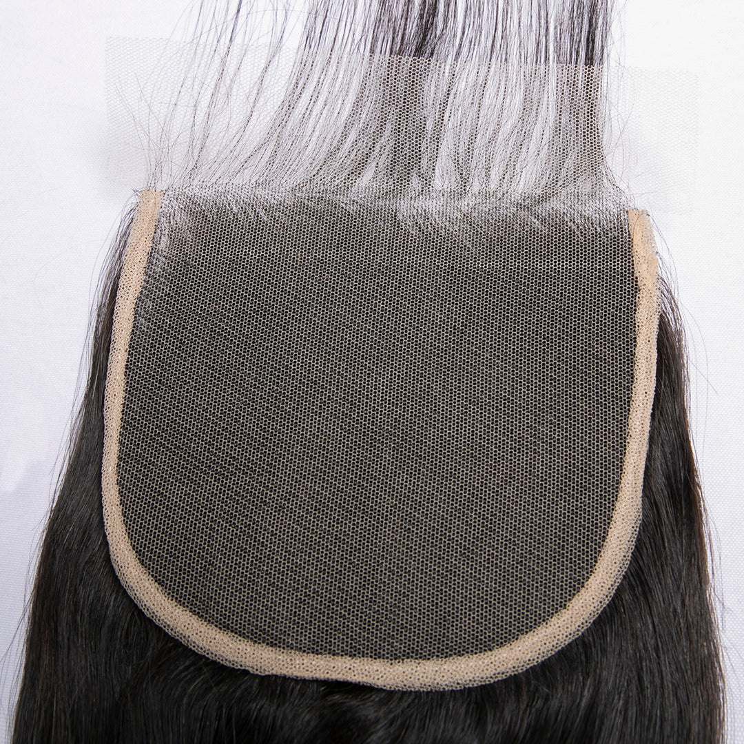 100% Human Brazilian Body Wave Remy Hair 5*5 HD Closure