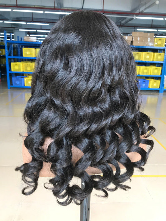 5*5 HD Luxury 4A Lace Closure Loose Wave Wig 100% Virgin Human Hair 250%