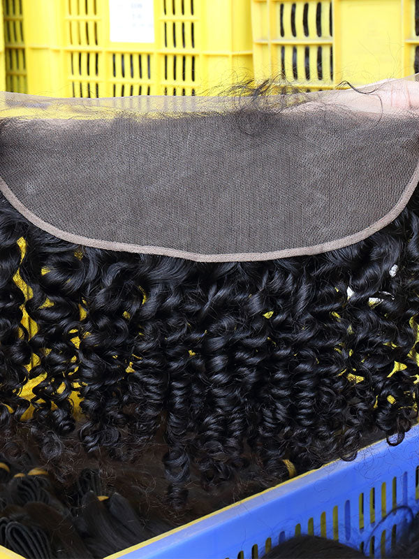 Virgin Brazilian 4A Human Hair 13x5 Transparent Lace Frontals