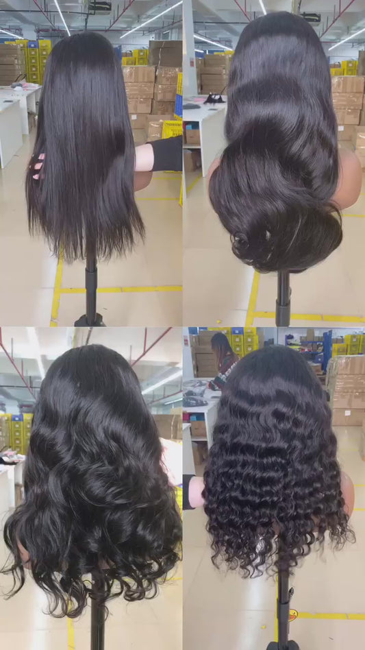 Remy 5*5 HD Lace Closure Body Wave Wig 100% Human Hair 250%