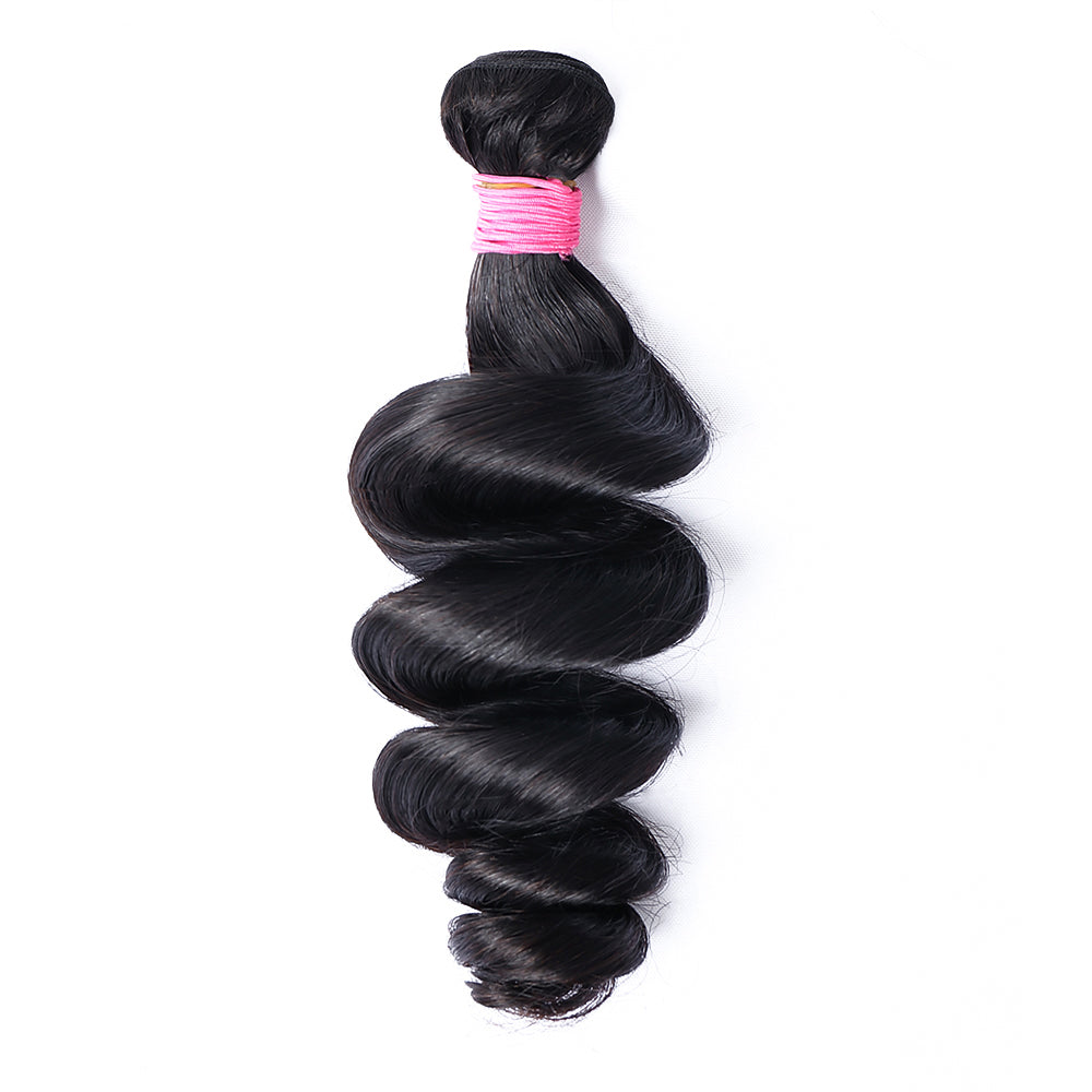 100% Human Brazilian Loose Wave Remy Hair bundles