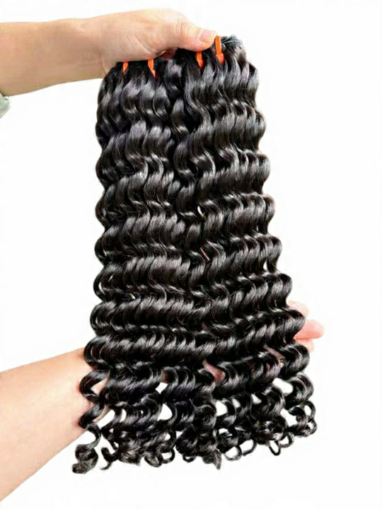 Platinum 100% Unprocessed Silky Thai Raw Hair Deep Wave Bundles