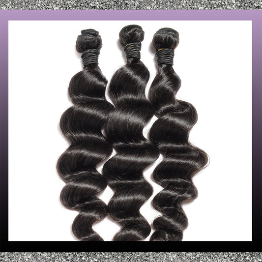 Platinum virgin brazilian hair Loosewave Bundles